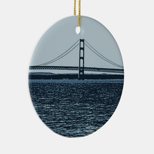 De makreelbrug keramisch ornament (Rechts)