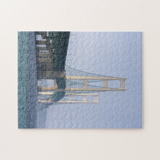 De makreelbrug legpuzzel (Horizontaal)
