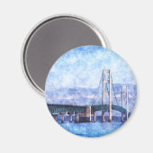 De makreelbrug magneet (Voorkant / Achterkant)