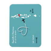 De Maldiven bruiloft Magneet (Verticaal)