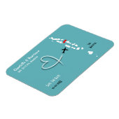 De Maldiven bruiloft Magneet (Linkerzijde)