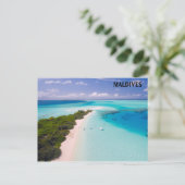 De Maldiven Post Card Briefkaart (Staand voorkant)