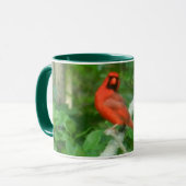 DE MALE CARDINALE mok (Voorkant links)