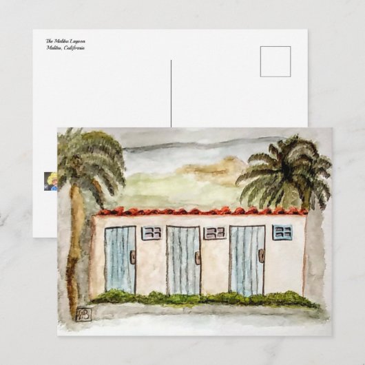 De Malibu Lagoon Briefkaart (Voorkant / Achterkant)