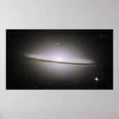 De Malli Sombrero Galaxy (M104) Poster (Voorkant)
