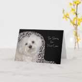 De Maltese Kaart van de Sympathie - Spatie binnen (Gele Bloem)