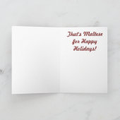 De Maltese Kerstkaart van het Thema Feestdagen Kaart (Binnen)