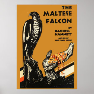 De Maltese valk dashiell Hammet First Edition C Poster
