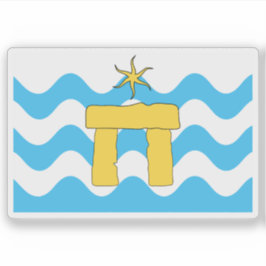 De Maltese vlag van Mġarr (2000-Cadeau) Sticker