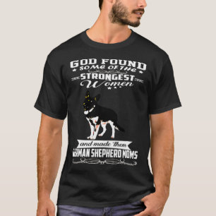 De mam van de Duitse herder vond wat sterkste wo T-shirt