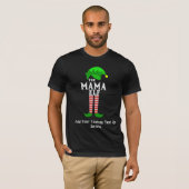 De mama elf kerst familie bijpassende elf t-shirt (Voorkant volledig)