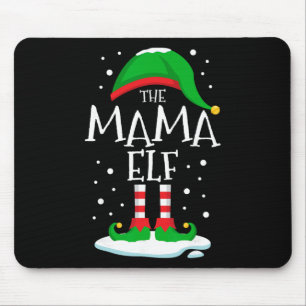 De Mama Elf Kerst Familie Matching Xmas Moeder Gr Muismat