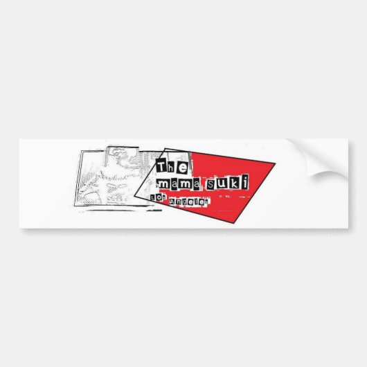 De Mama Suki bumpersticker (Voorkant)