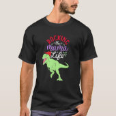 De mamma Mamasaurus T Rex Dinosaur 1 T-shirt (Voorkant)