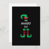 De mammie Elf Kerstmis mama Pasma mama Momma Funny Kaart (Voorkant / Achterkant)