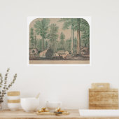 De Mammoth Trees van Californië (1191) Poster (Keuken)