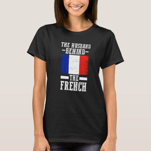 de man achter de Franse roots T-shirt (Voorkant)