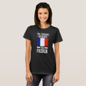 de man achter de Franse roots T-shirt (Voorkant volledig)