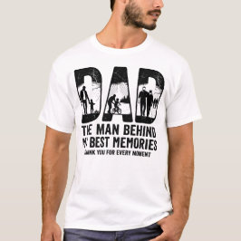 De Man Achter Mijn Beste Herinneringen Papa T-shir T-shirt