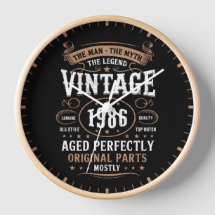 De Man De Legende Vintage 1986 Verjaardag 40e Verj