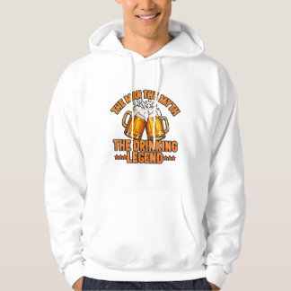 De Man, De Mythe, De Drinklegende – Grappige Bij Hoodie