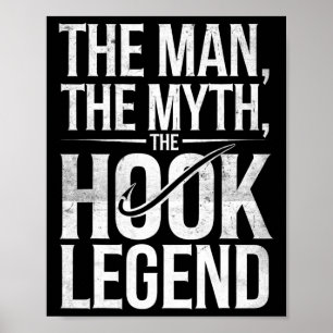De Man De Mythe De Haak Legendarische Visser Vader Poster
