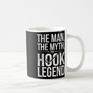 De Man De Mythe De Haak Legende Vissen Vader Grapp Koffiemok