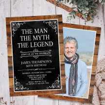De Man De Mythe De Legende 60ste Verjaardag