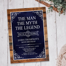 De Man De Mythe De Legende 60ste Verjaardag