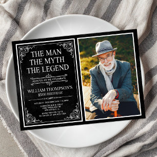De Man De Mythe De Legende 85ste Verjaardag Kaart