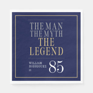 De Man De Mythe De Legende 85ste Verjaardag Servet