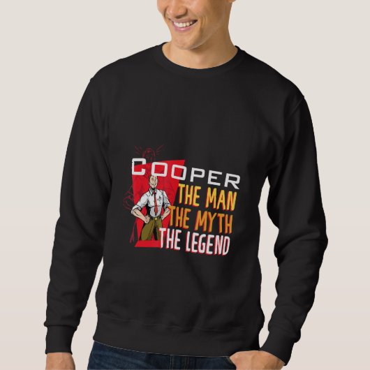 De man de mythe de legende Cooper Trui (Voorkant)