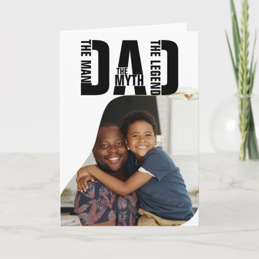 De Man De Mythe De Legende Kaart (Voorkant)
