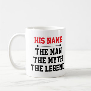 De man, de mythe, de legende koffiemok