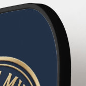 De Man De Mythe De Legende Papa Aangepaste Tekst Pickleball Paddle (Links Detail)