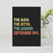 De Man De Mythe De Legende September 1941 Kaart (Staand voorkant)