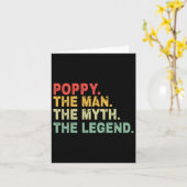 De Man De Mythe De Legende Vaderdag Geschenk Kaart (Gele Bloem)