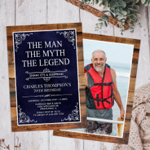 De Man De Mythe De Legende Verjaardag Surprise 70