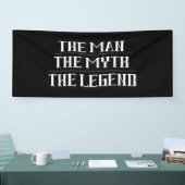 De Man, De Mythe, De Legende Verjaardagsbanner Spandoek (Beurs)