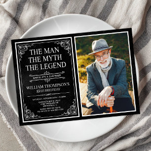 De Man De Mythe De Legende Verrassende 85e Verjaar Kaart