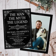 De Man De Mythe De Legende Verrassings 50e Verjaar