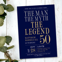 De Man De Mythe De Legende Verrassings 50e Verjaar