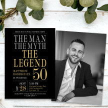 De Man De Mythe De Legende Verrassings 50e Verjaar