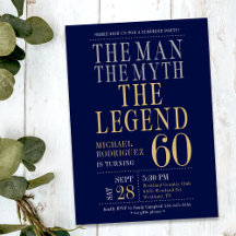 De Man De Mythe De Legende Verrassingsfeest 60e Ve