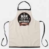 De Man De Mythe De Marinade BBQ Schort (Voorkant)