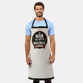 De Man De Mythe De Marinade BBQ Schort (Gedragen)