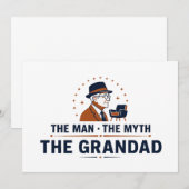 De Man De Mythe De Opa Bedankkaart (Voorkant / Achterkant)