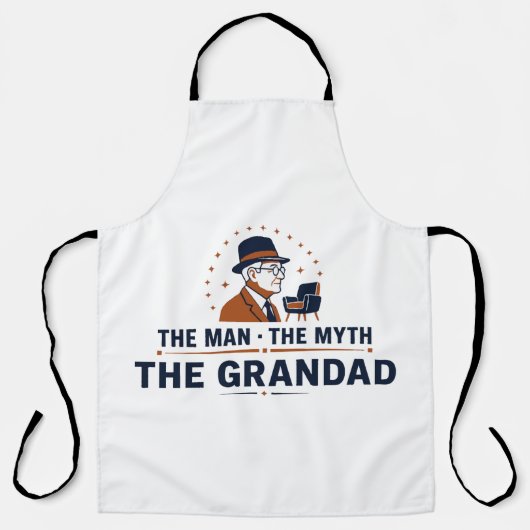 De Man De Mythe De Opa Schort (Voorkant)