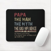 De Man De Mythe De Slechte Invloed Shirt Vaders D Muismat (Met muis)