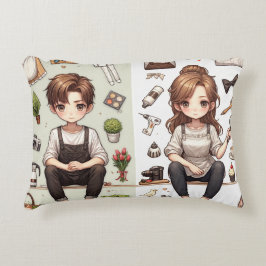 De man, de vrouw ver. 1 Accentkussen Accent Kussen